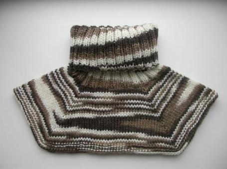 Brein-shirtlet-breinaalden - een mode-accessoire voor een koude winter