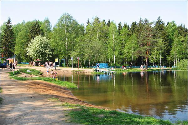 Lake Sverdlovsk regio voor recreatie