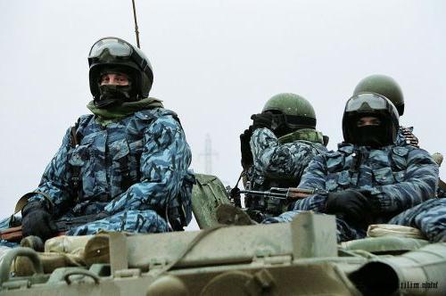In Rusland zijn er verschillende soorten troepen